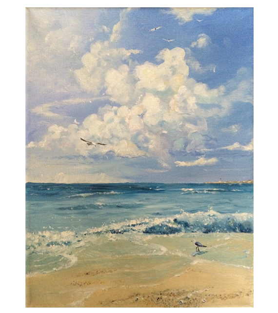 Seagulls on the beach